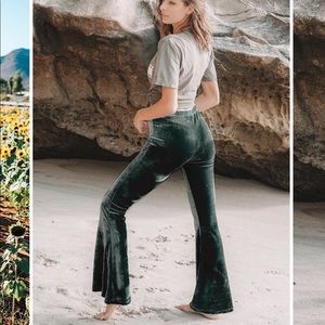 Velvet Flare Pant